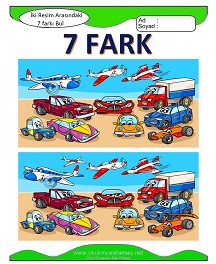 İki Resim Arasındaki Farkı Bul Etkinliği